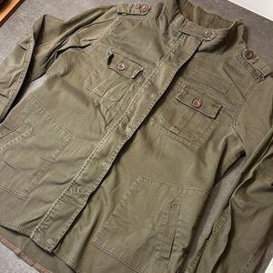Olive Green Women's Military Jacket